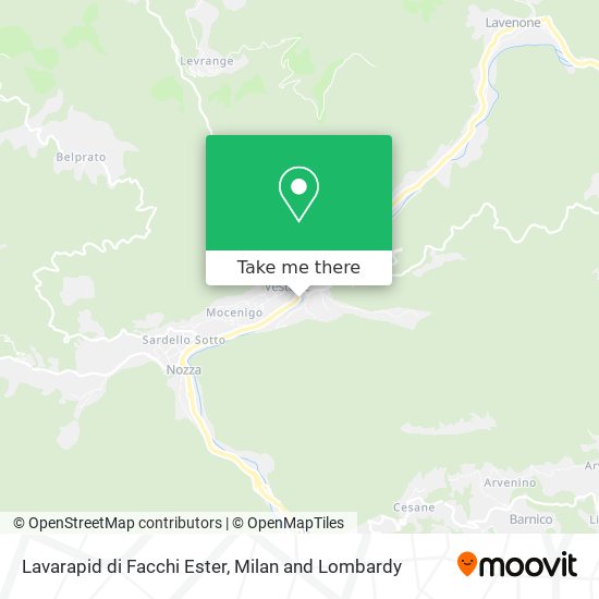 Lavarapid di Facchi Ester map