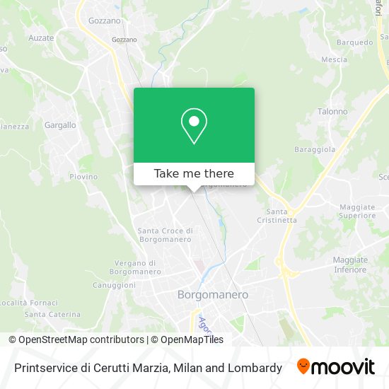 Printservice di Cerutti Marzia map