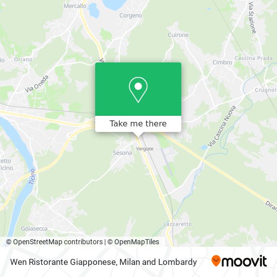 Wen Ristorante Giapponese map