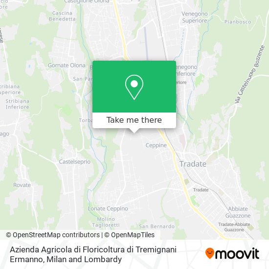 Azienda Agricola di Floricoltura di Tremignani Ermanno map