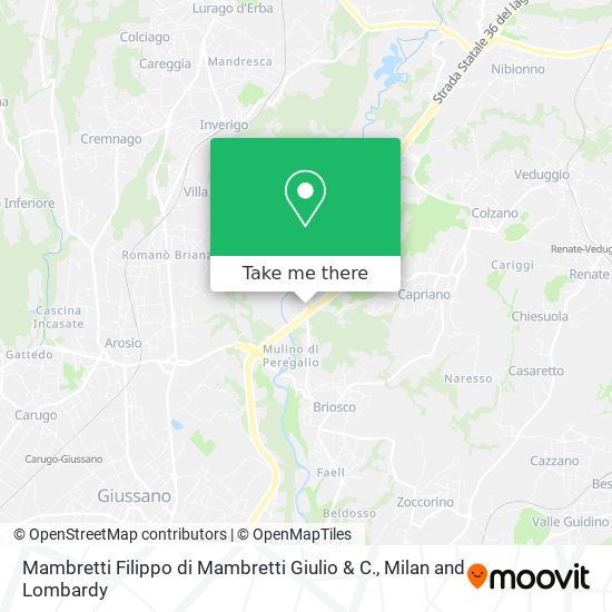 Mambretti Filippo di Mambretti Giulio & C. map