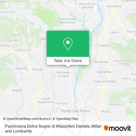 Pasticceria Dolce Sogno di Mazzoleni Daniele map