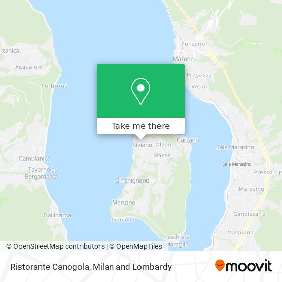 Ristorante Canogola map