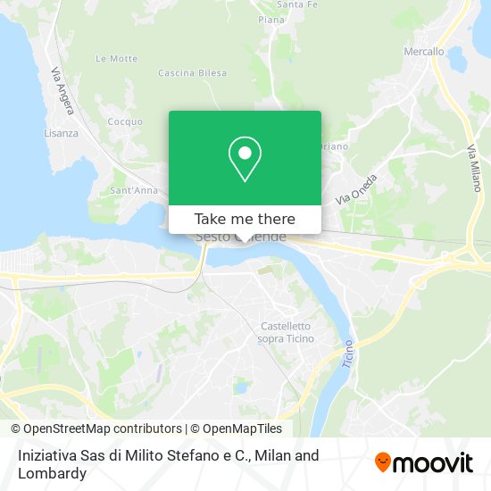 Iniziativa Sas di Milito Stefano e C. map