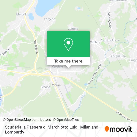 Scuderia la Passera di Marchiotto Luigi map