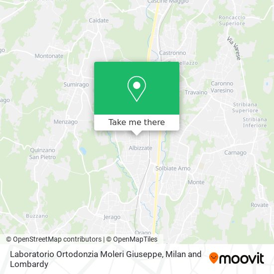 Laboratorio Ortodonzia Moleri Giuseppe map