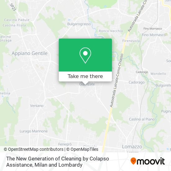 The New Generation of Cleaning by Colapso Assistance map