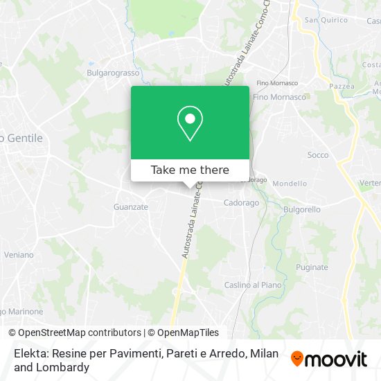 Elekta: Resine per Pavimenti, Pareti e Arredo map