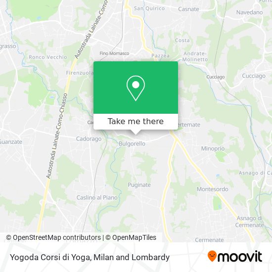 Yogoda Corsi di Yoga map