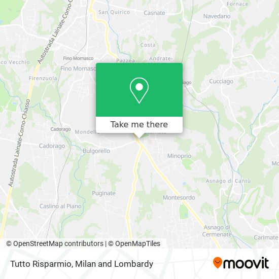 Tutto Risparmio map