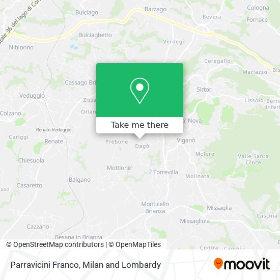 Parravicini Franco map