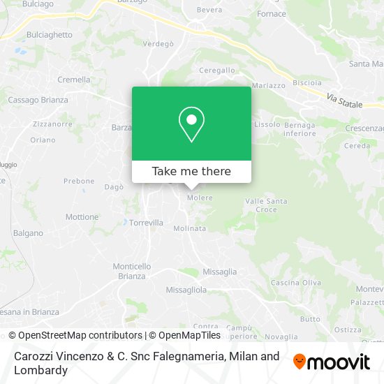 Carozzi Vincenzo & C. Snc Falegnameria map