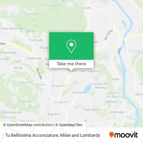 Tu Bellissima Acconciature map