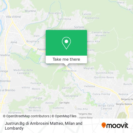 Justrun.Bg di Ambrosini Matteo map