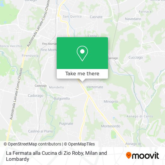La Fermata alla Cucina di Zio Roby map