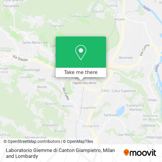 Laboratorio Giemme di Canton Giampietro map