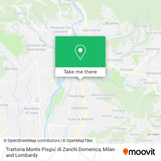 Trattoria Monte Pisgiu' di Zanchi Domenica map