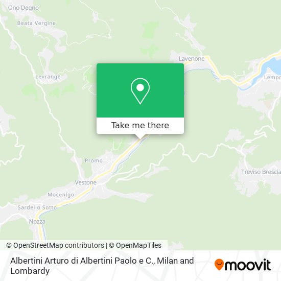 Albertini Arturo di Albertini Paolo e C. map