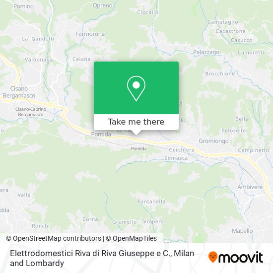 Elettrodomestici Riva di Riva Giuseppe e C. map