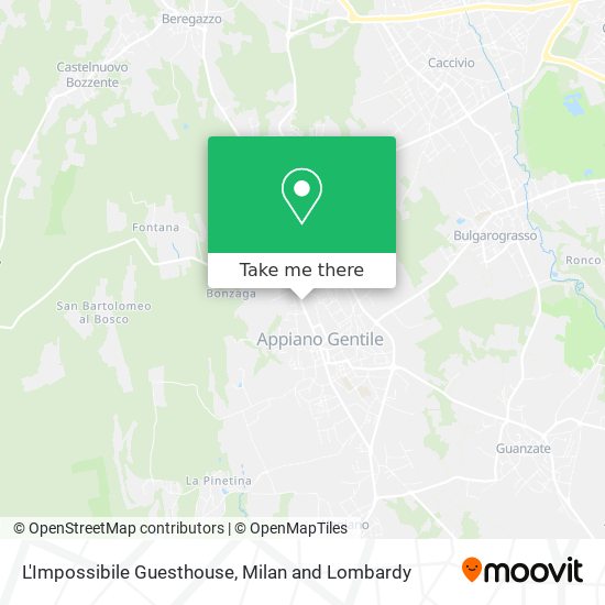 L'Impossibile Guesthouse map
