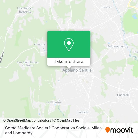 Como Medicare Società Cooperativa Sociale map