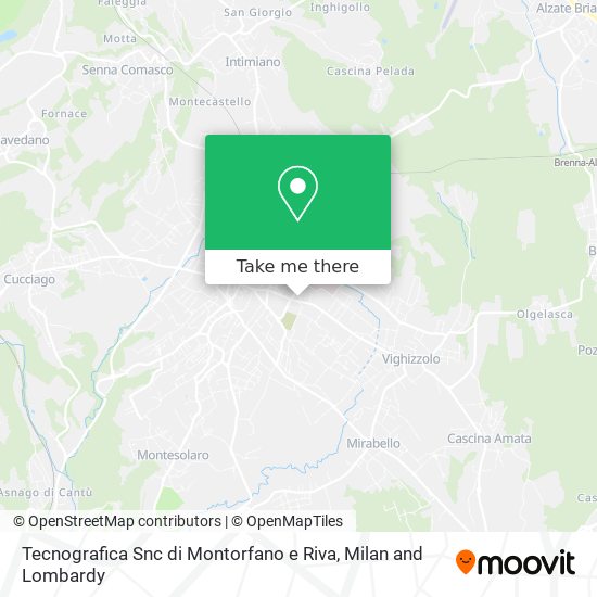 Tecnografica Snc di Montorfano e Riva map