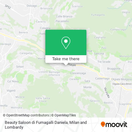 Beauty Saloon di Fumagalli Daniela map