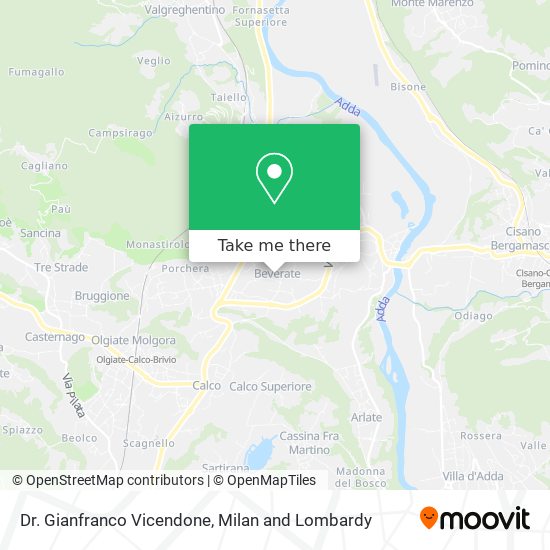 Dr. Gianfranco Vicendone map