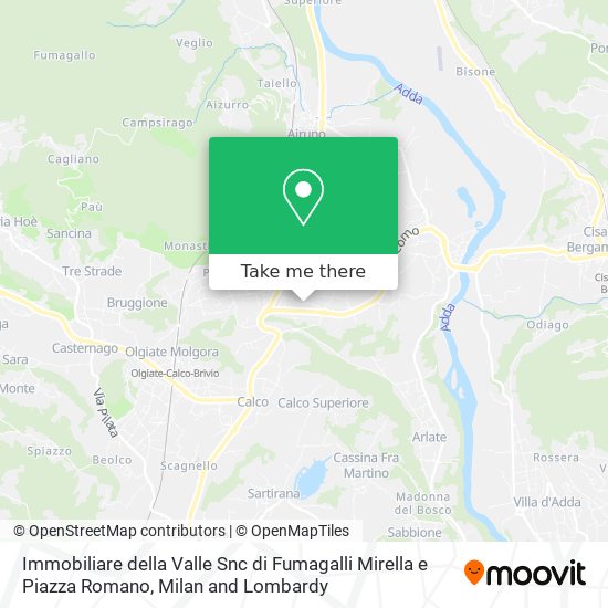 Immobiliare della Valle Snc di Fumagalli Mirella e Piazza Romano map