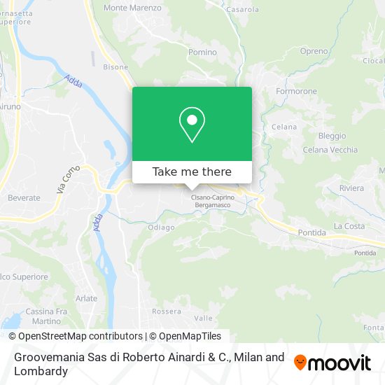 Groovemania Sas di Roberto Ainardi & C. map