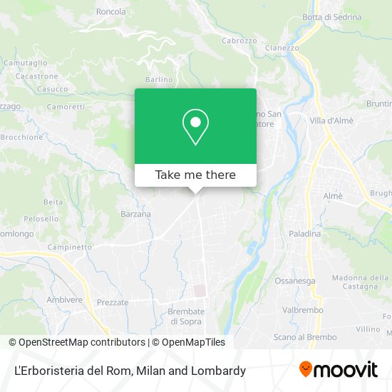 L'Erboristeria del Rom map