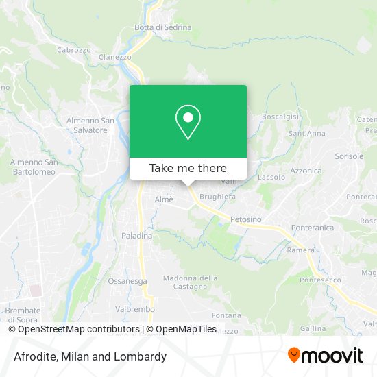 Afrodite map