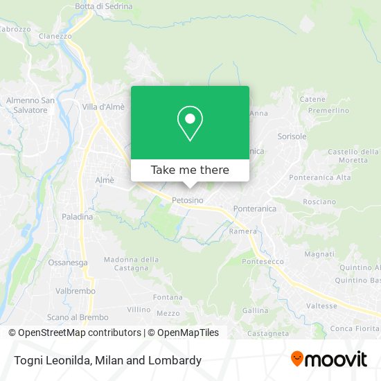 Togni Leonilda map