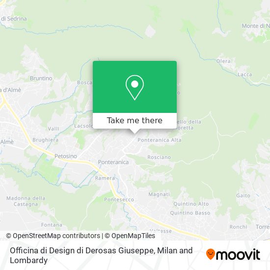Officina di Design di Derosas Giuseppe map