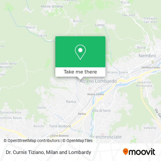 Dr. Curnis Tiziano map