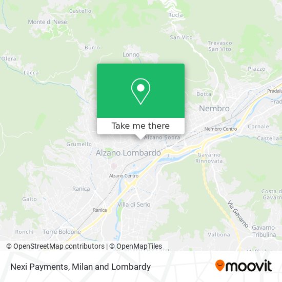 Nexi Payments map