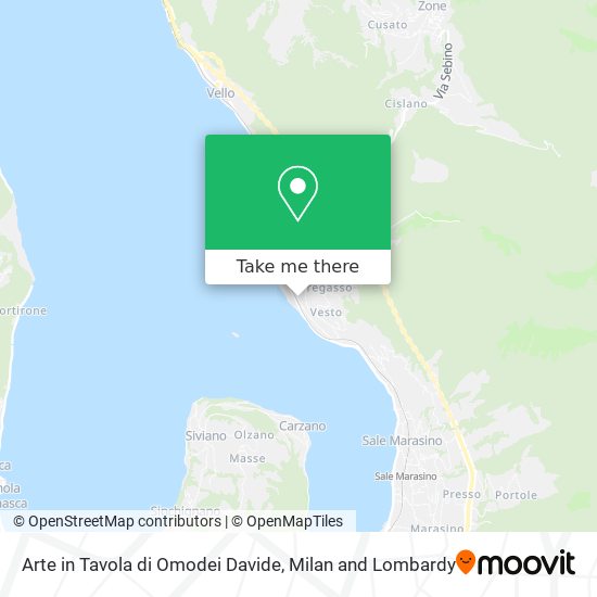 Arte in Tavola di Omodei Davide map