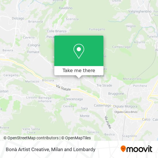 Bonà Artist Creative map