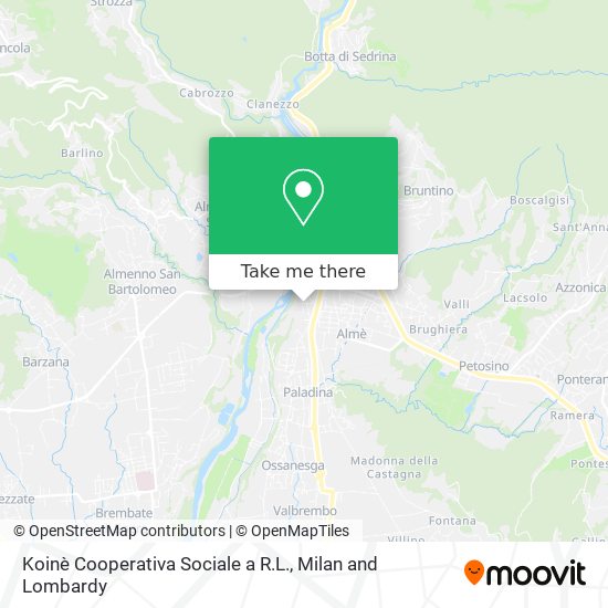 Koinè Cooperativa Sociale a R.L. map