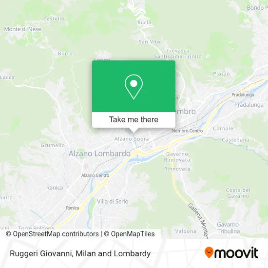 Ruggeri Giovanni map