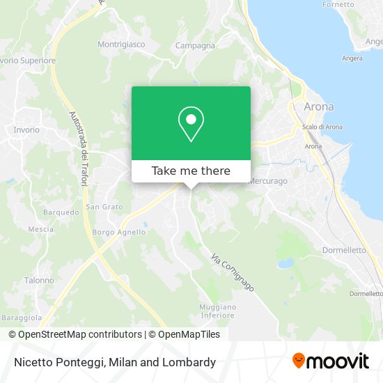 Nicetto Ponteggi map