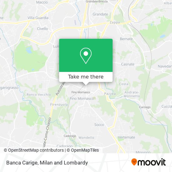 Banca Carige map