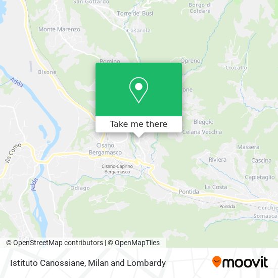 Istituto Canossiane map