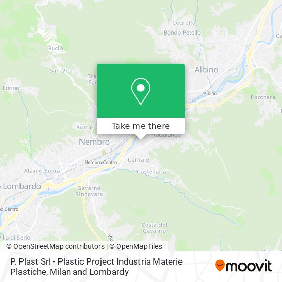 P. Plast Srl - Plastic Project Industria Materie Plastiche map