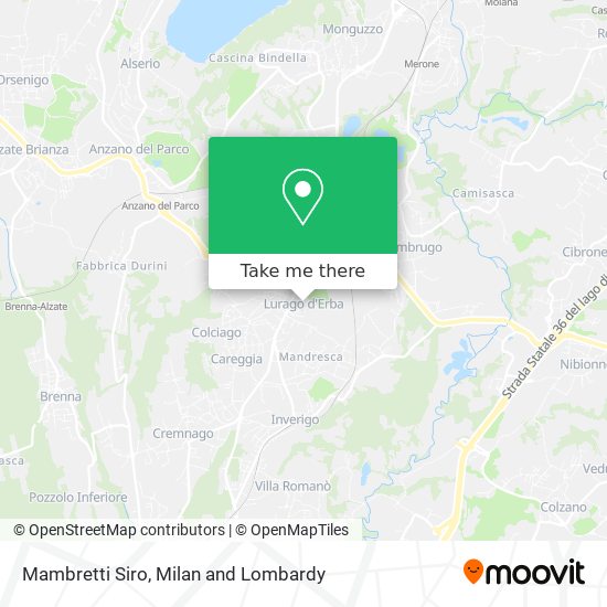 Mambretti Siro map