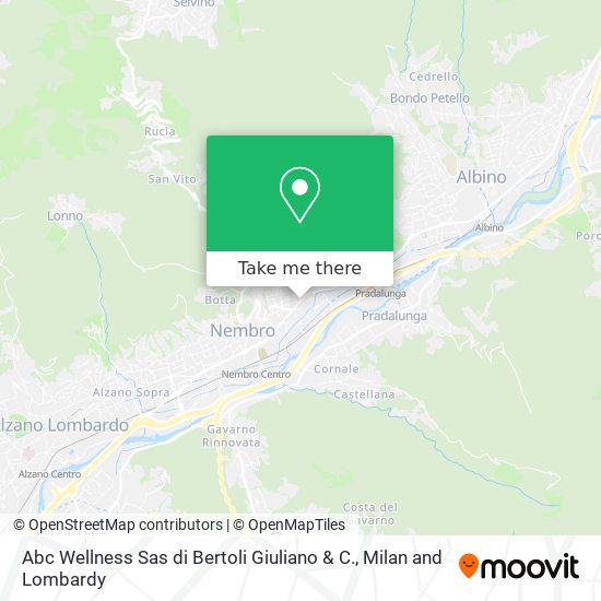 Abc Wellness Sas di Bertoli Giuliano & C. map