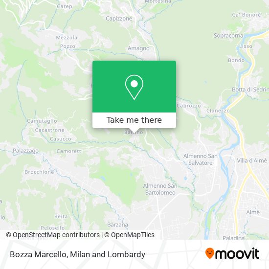 Bozza Marcello map