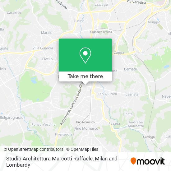 Studio Architettura Marcotti Raffaele map