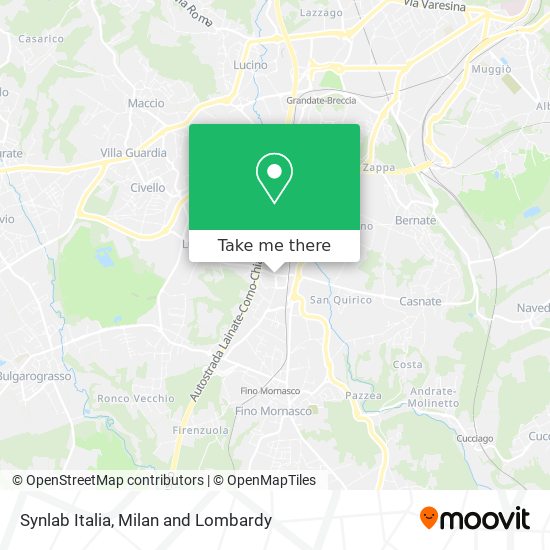 Synlab Italia map