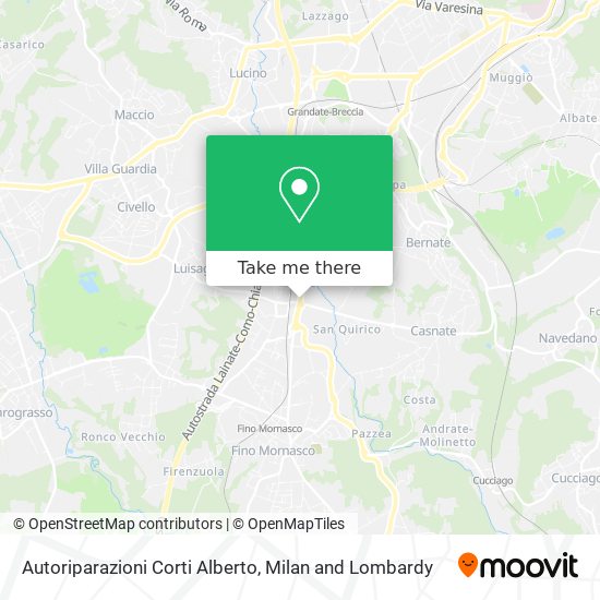 Autoriparazioni Corti Alberto map
